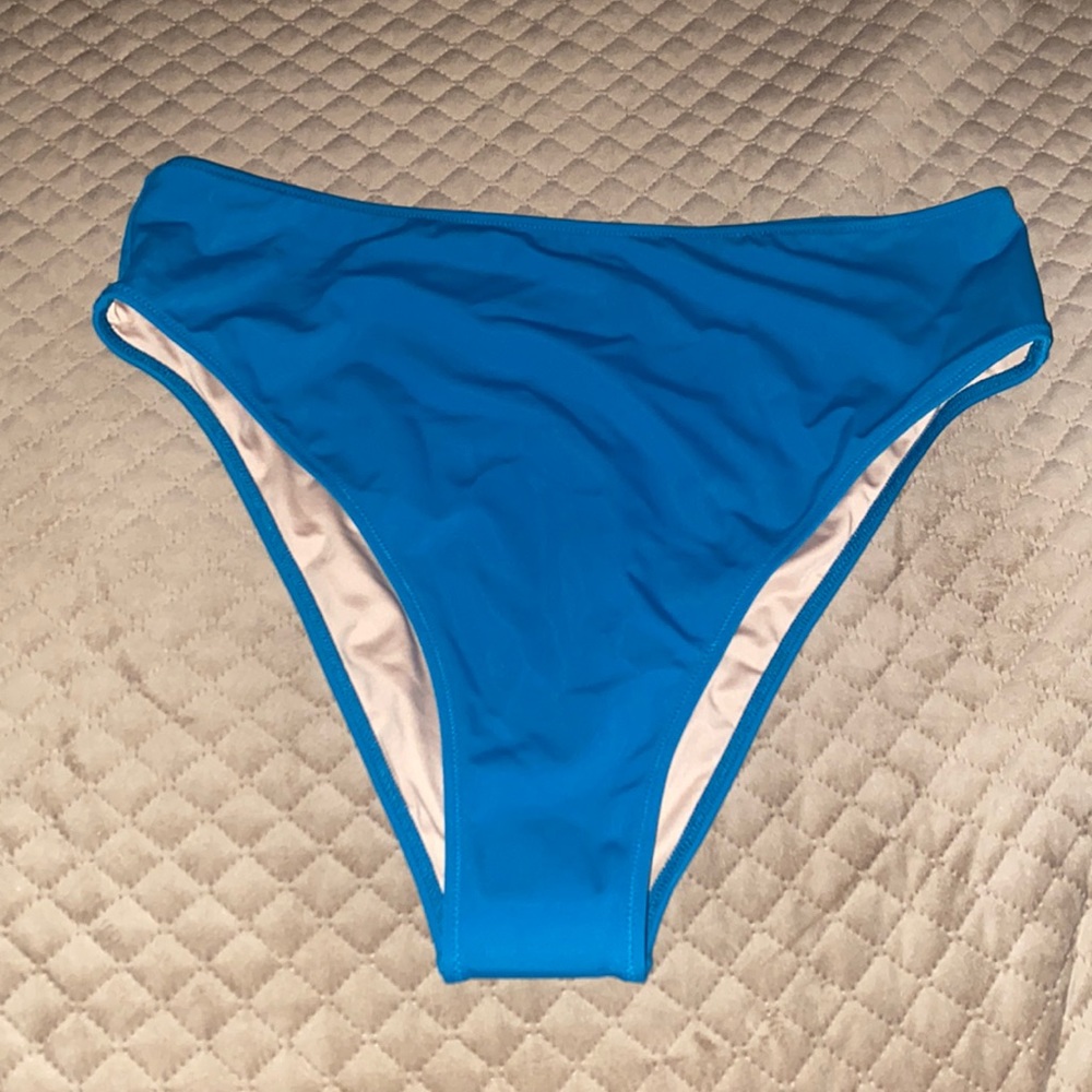 NWOT Shade & Shore Blue Green Swim Bottoms